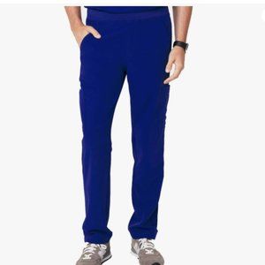 Figs Axim Cargo Scrub Pant Deep Royal Blue - NWT
